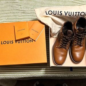 Louis Vuitton Lace Up Boots for Women - Poshmark